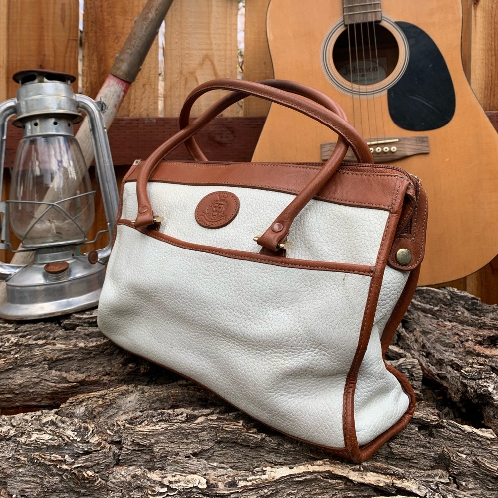 Vintage Mervyns Partners Leather Handbag.